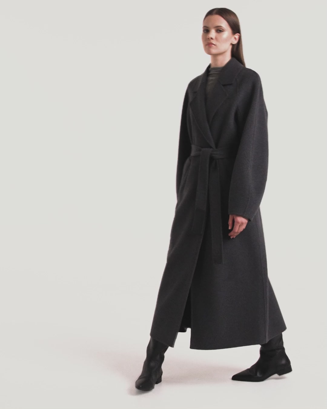 RUDSAK LILIA Women's Luxurious Wool Cashmere Wrap Coat – Rudsak