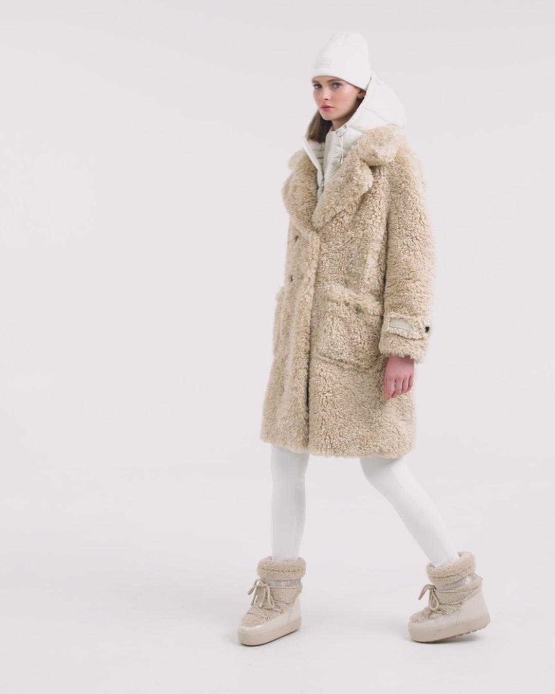 leinwande アウター コートSunset Teddy Coat leinwande アウター コートSunset Teddy Coat