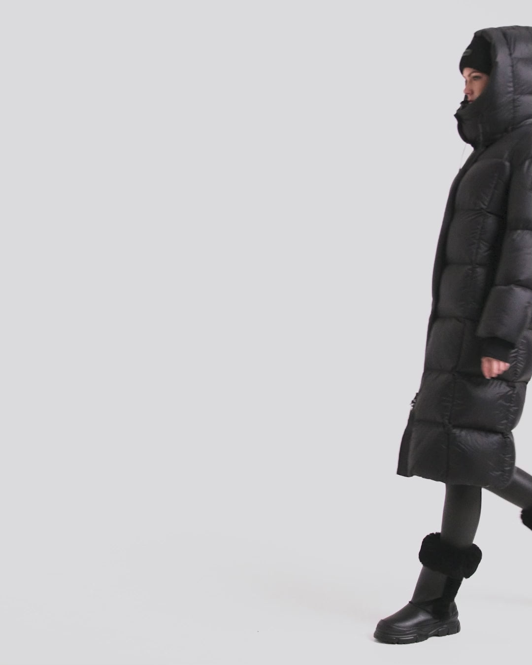 RUDSAK SASHA Women's Long Down Puffer Coat - Warm & Waterproof