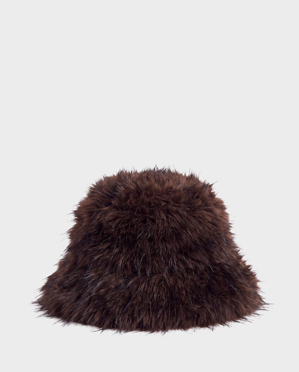ROMINA - 8425545 Mix Espresso cozy-luxe dark brown faux fur bucket hat.