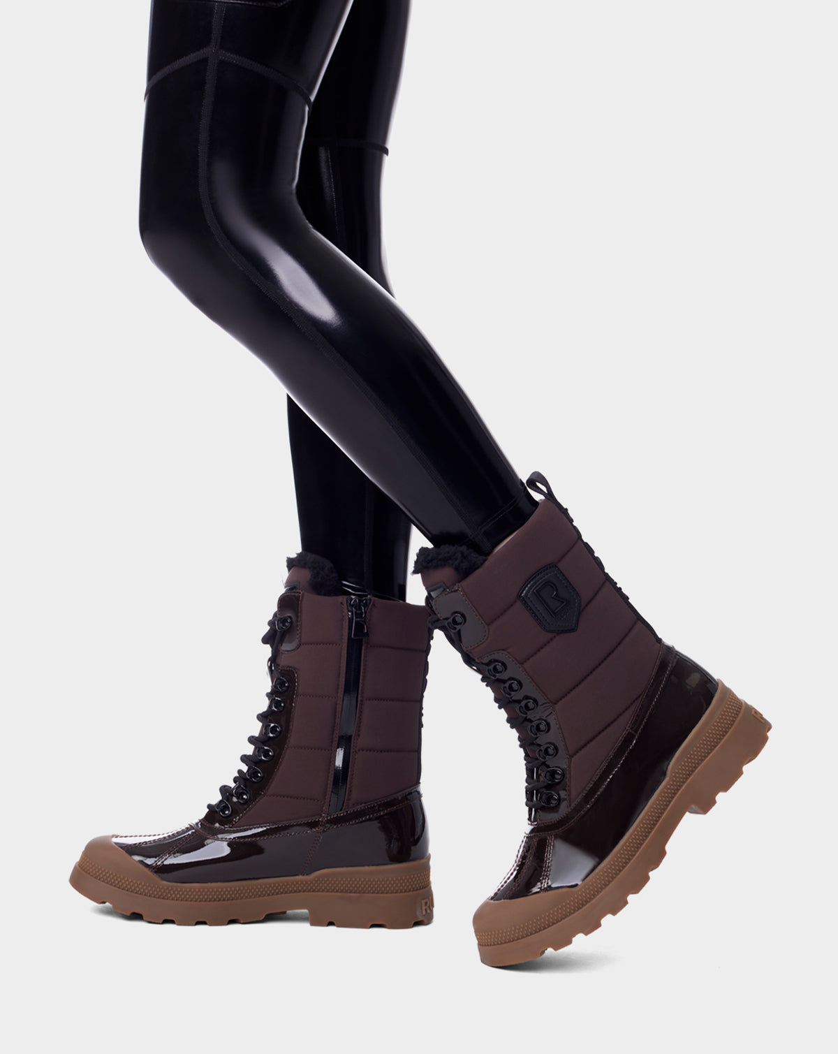 Lace up snow clearance boots