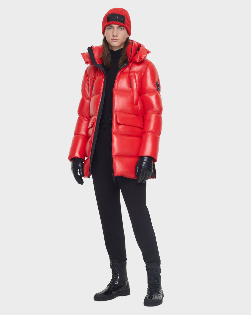 Rudsak Long Puffer Coats Mens Mens Jacket Rudsak Red Unbeatable Jacket