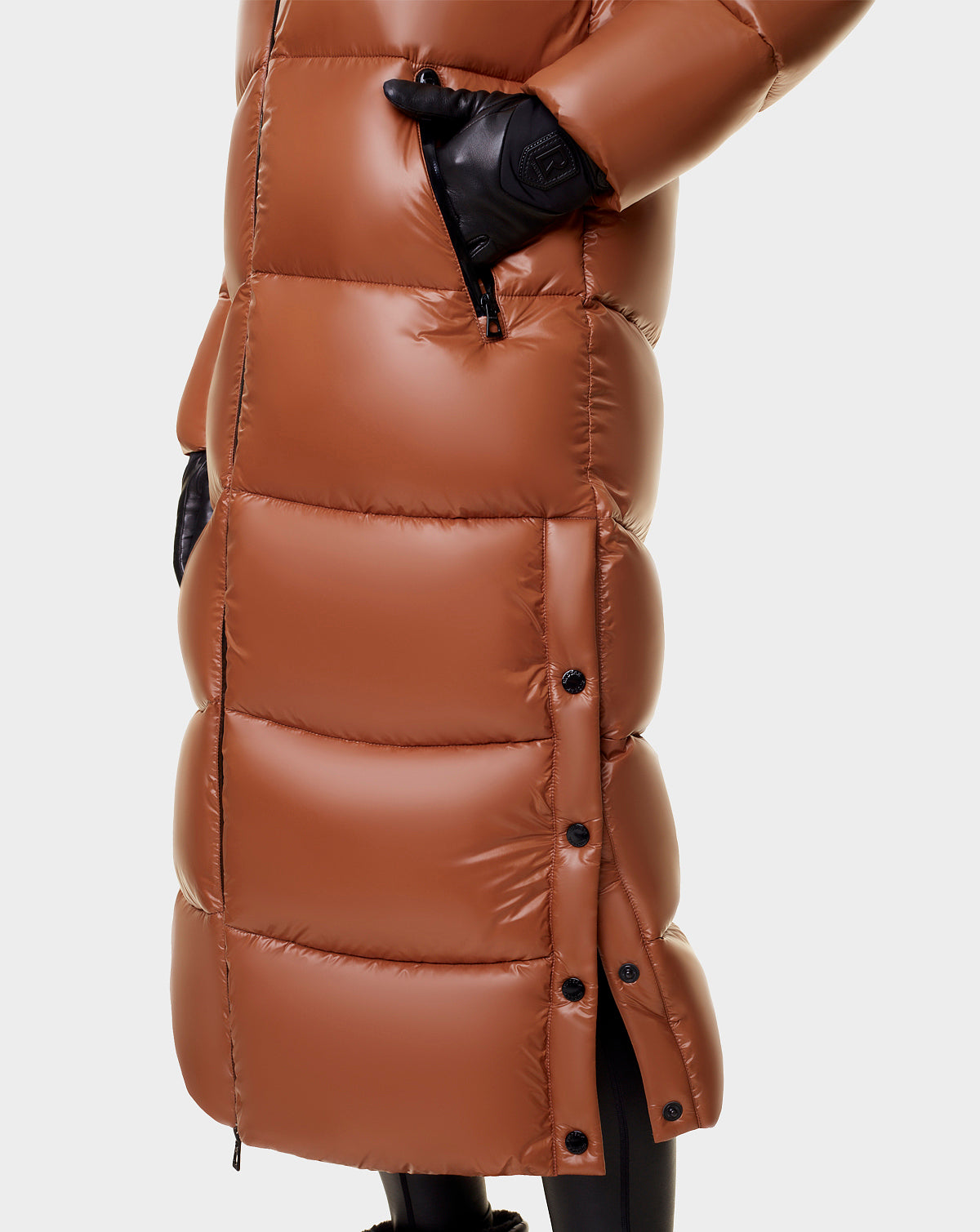 Women's Down Puffer EVITA Dark Camel | RUDSAK – Rudsak